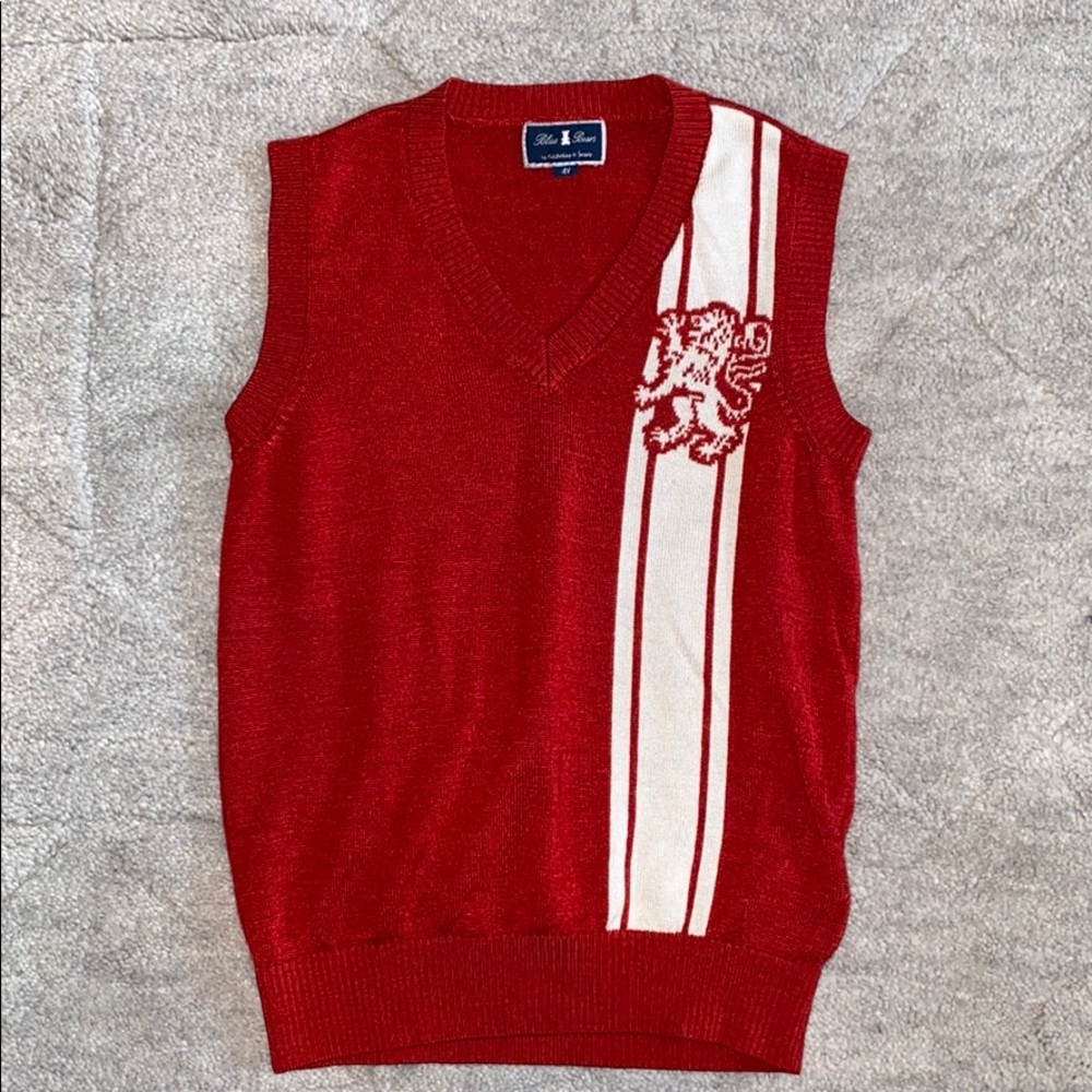 Blue Bears Preppy Vest - Picture 1 of 4